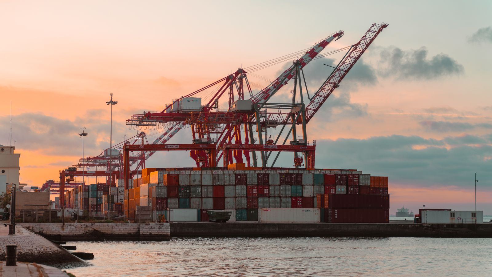 Container port (illustrative)